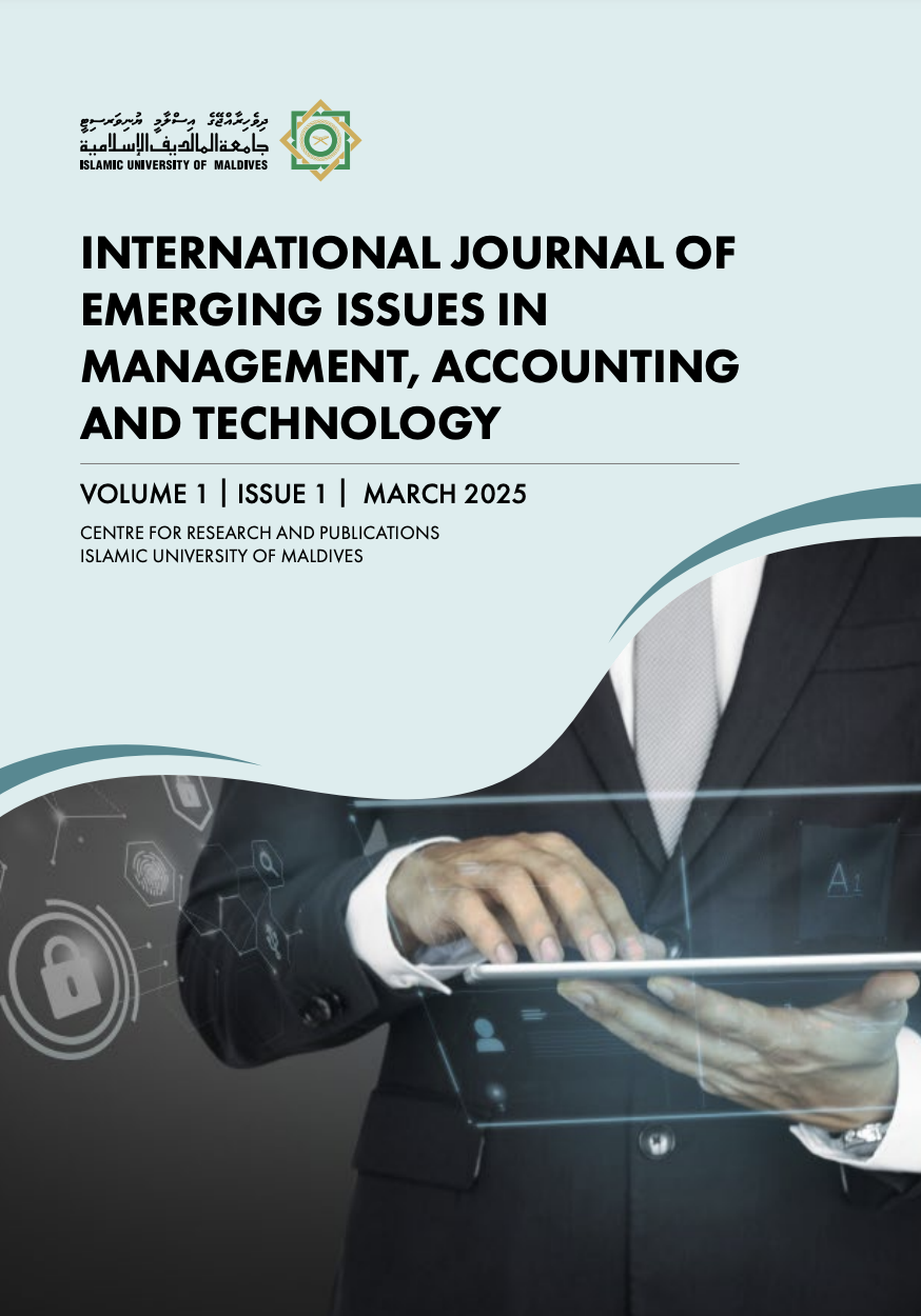 View Vol. 1 No. 1 (2025): International Journal of Emerging Issues in Management, Accounting and Technology