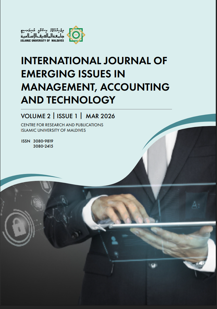 					View Vol. 2 No. 1 (2026): International Journal of Emerging Issues in Management ,Accounting and Technology (IJEMAT)
				